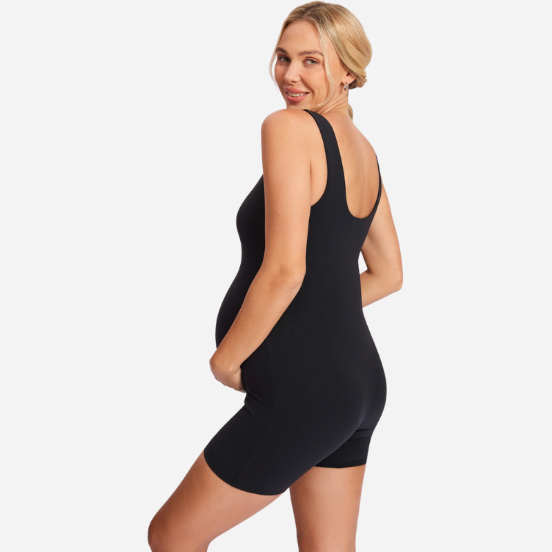Schwangerschafts-Jumpsuit Shorts, leicht und bequem für warme Tage