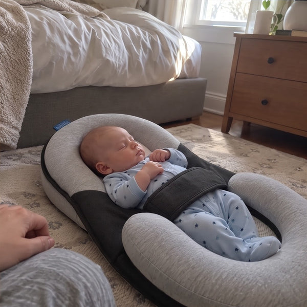 Baby schläft im Babynest