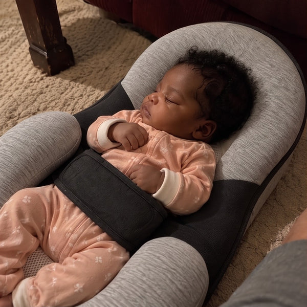 Baby schläft im Babynest