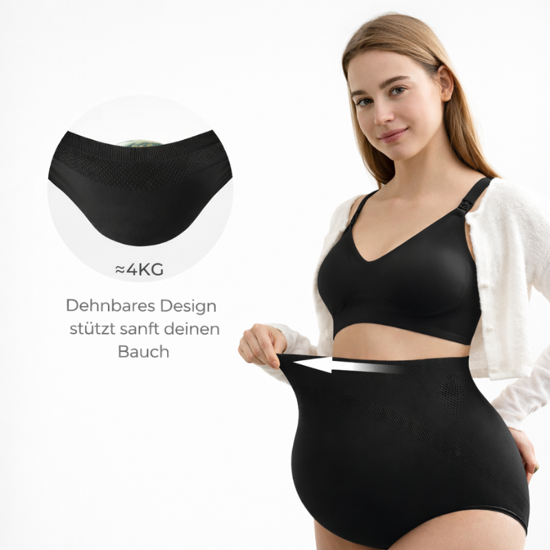 Nahtloser High-Waist-Schwangerschafts-Slip