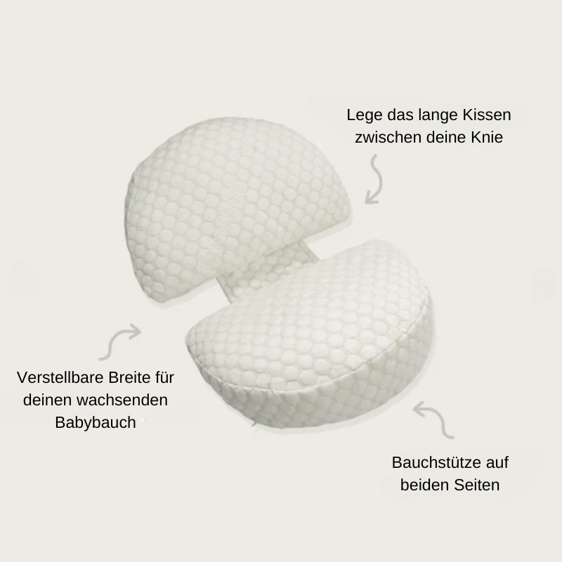 Schwangerschaftskissen in U-Form, Seitenschläferkissen und Stillkissen