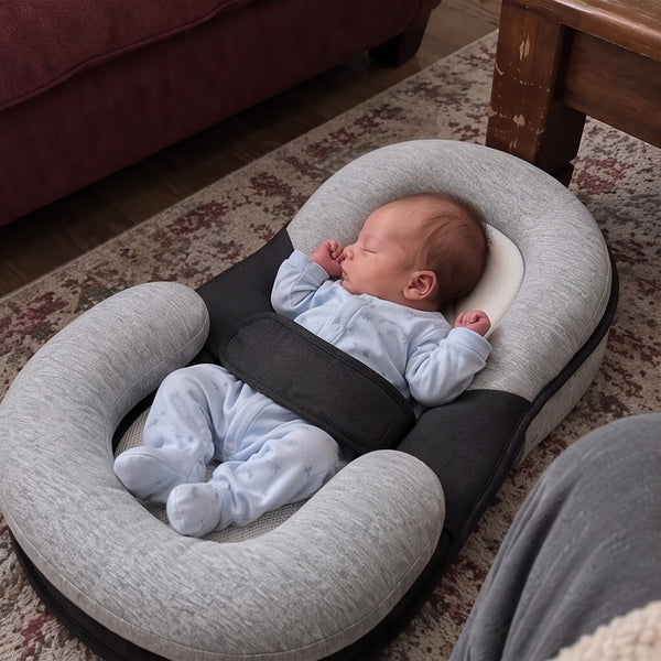 Baby schläft im Babynest