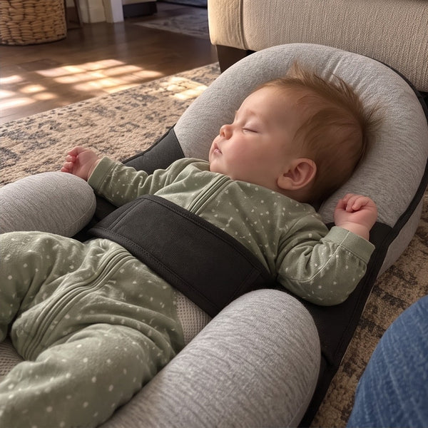 Baby schläft im Babynest